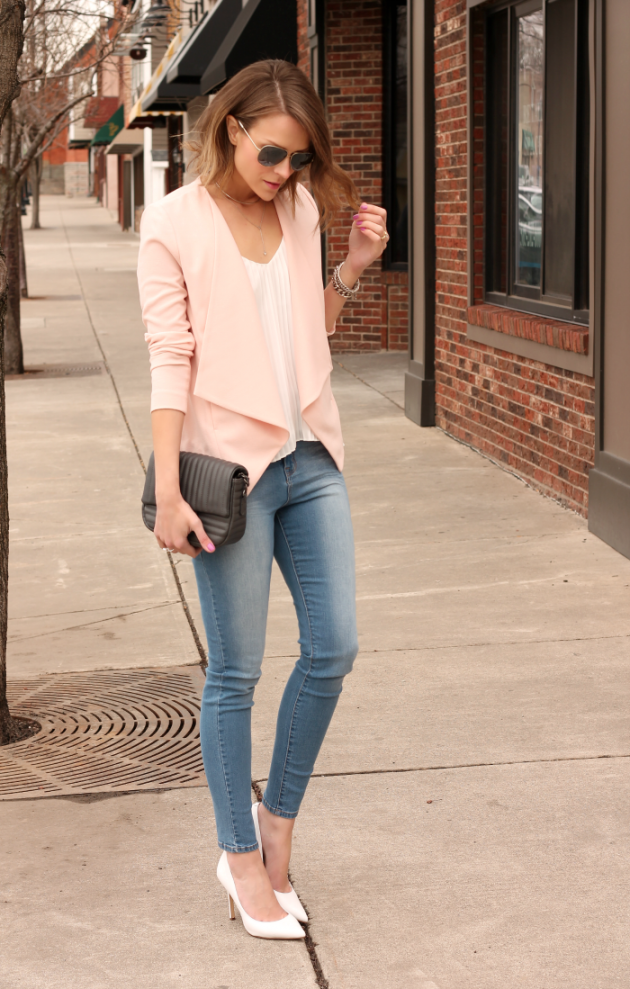 16 Outfits That Will Make You Want A Pale Pink Blazer