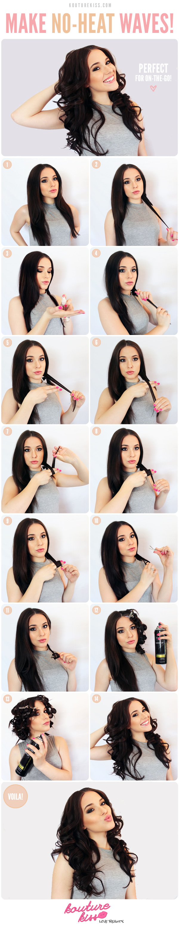 10 EASY NO HEAT CURLING METHODS Fashionsy