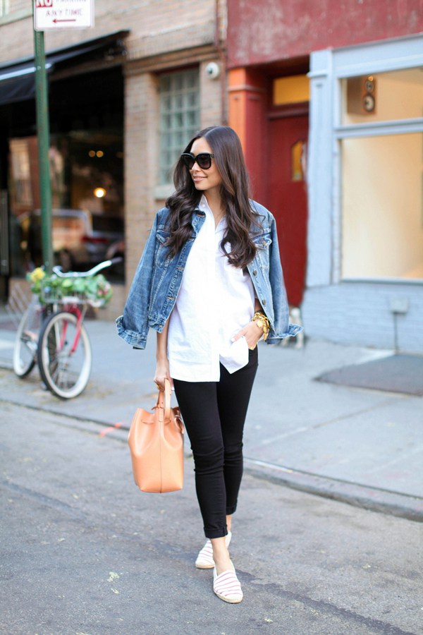 How To Wear Your Favorite Spring Jacket - The Denim Jacket - fashionsy.com