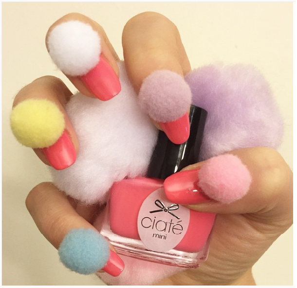Pom Pom Nails   Fun Nail Trend Everyone Is Going Crazy For
