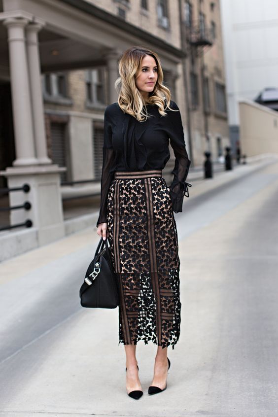 17 Chic Outfits That Will Make You Want A Long Pencil Skirt