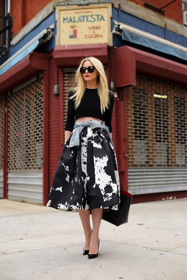 How To Wear Full Skirts Like A Real Fashionista