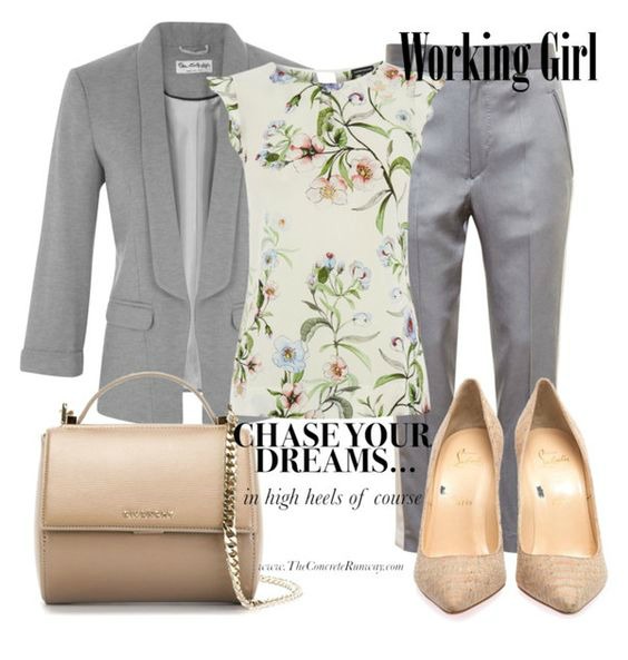 polyvore office outfits