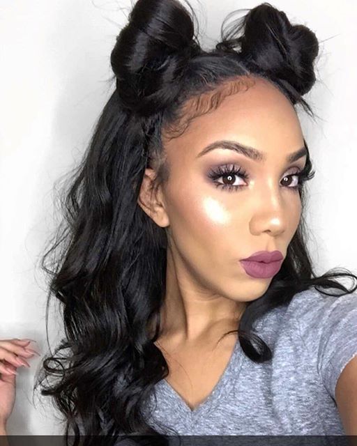 DOUBLE BUNS ARE THE LATEST IT HAIRSTYLE