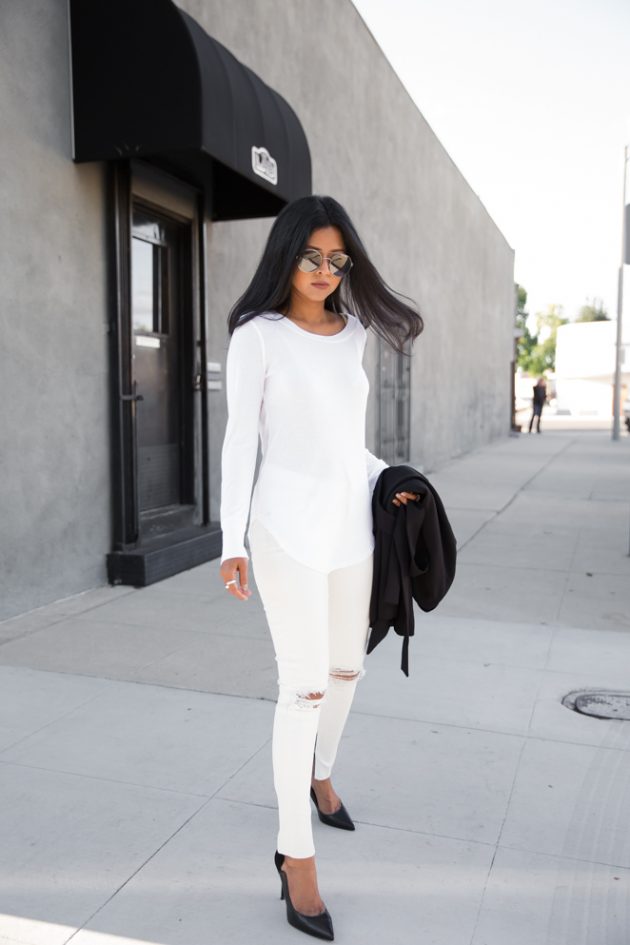 White Ripped Jeans   The Most Popular Jeans For This Season