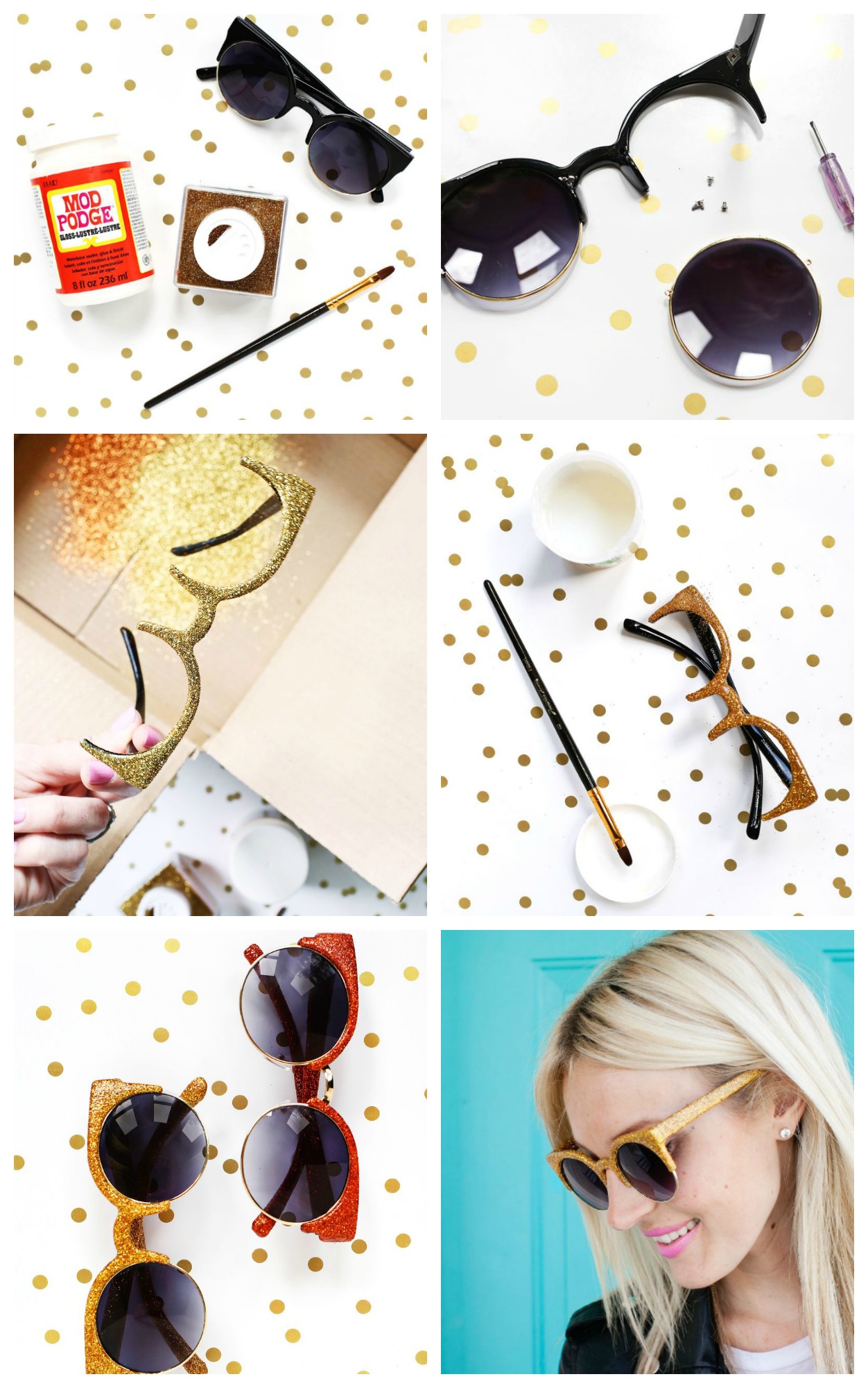 15 Low Cost DIY Sunglasses You Can Whip Up In No Time - fashionsy.com