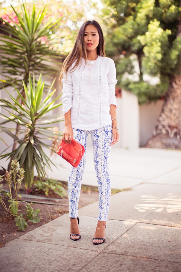 How To Wear Printed Pants In The Right Fashionable Way
