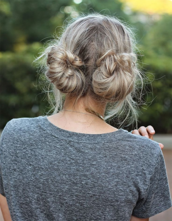 DOUBLE BUNS ARE THE LATEST IT HAIRSTYLE