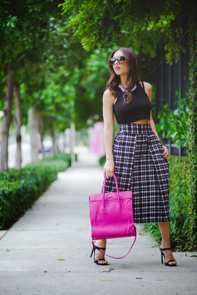 Stylish Crop Top And Full Skirt Combos You Should See Today