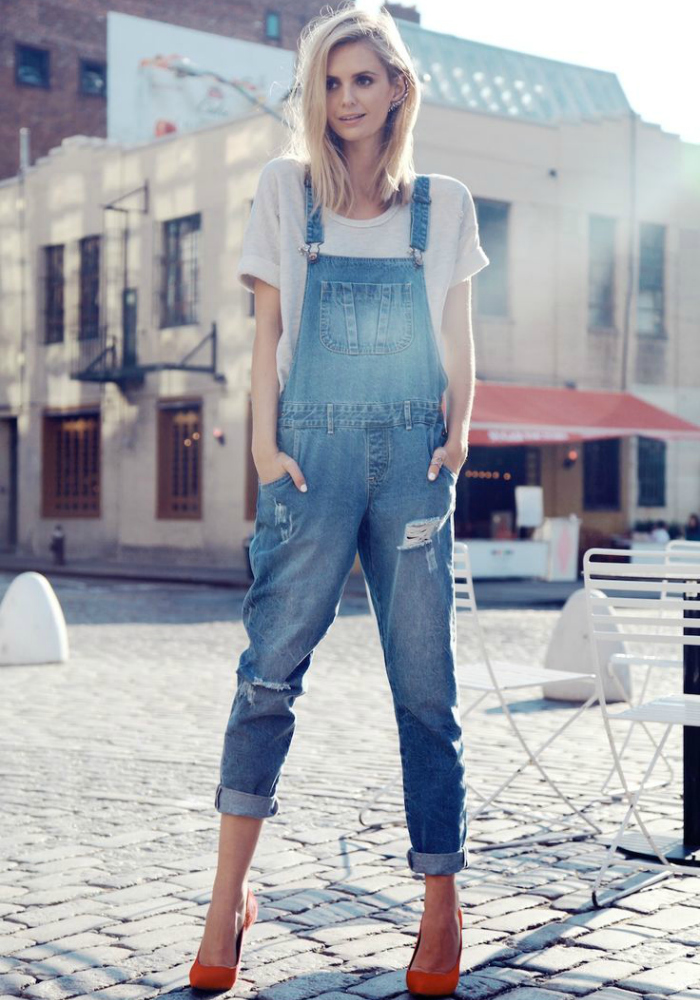 How To Wear Your Favorite Denim Overalls This Season - fashionsy.com