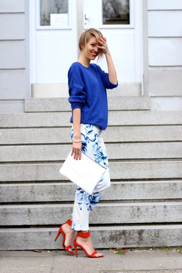 How To Wear Printed Pants In The Right Fashionable Way