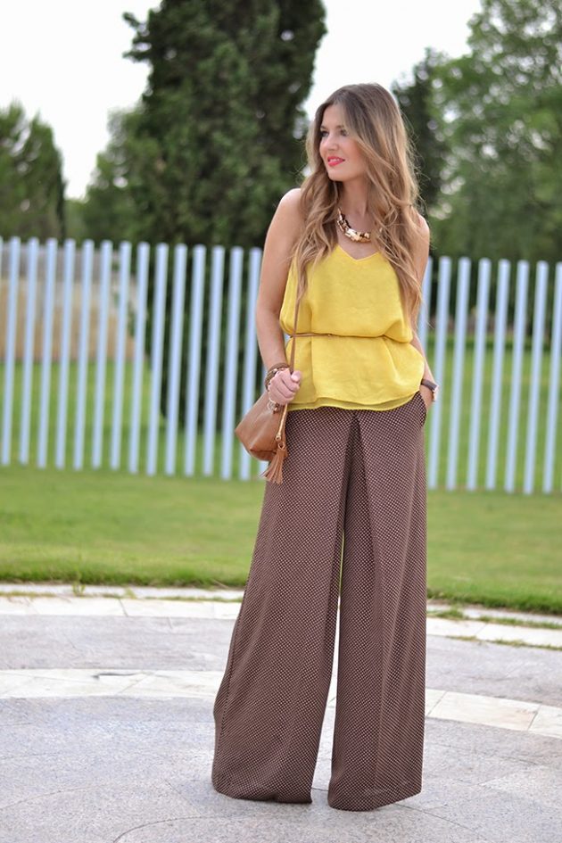 Styling Tips Of How To Wear Printed Palazzo Pants