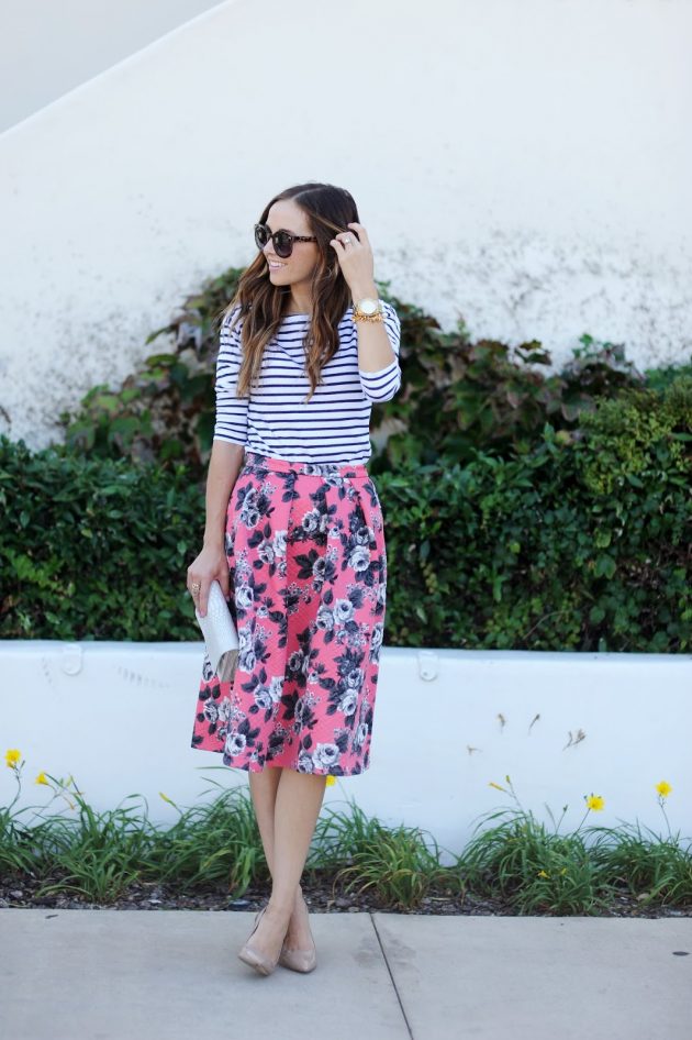 17 Trendy Floral And Striped Outfits You Will Love To Copy