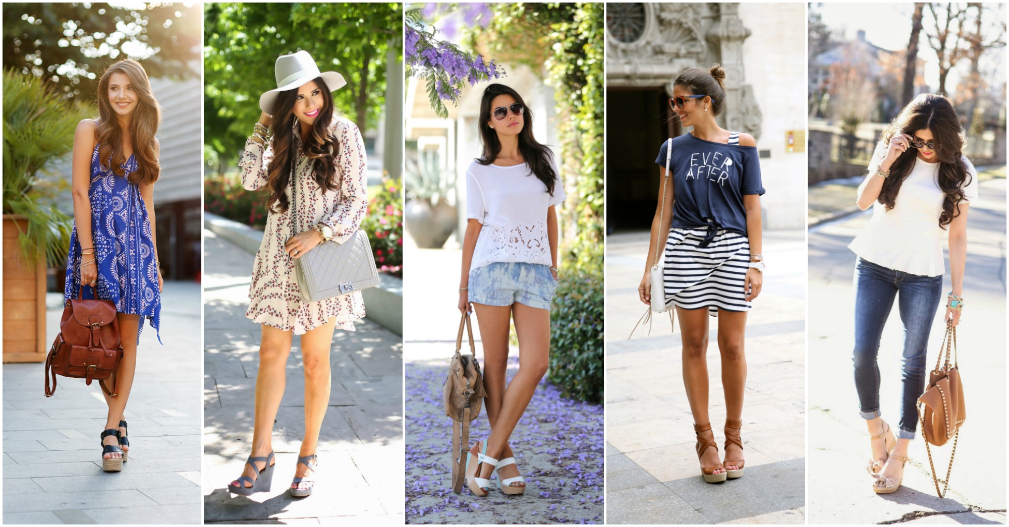 Summer Outfits With Wedge Sandals You Will Love To Copy - fashionsy.com