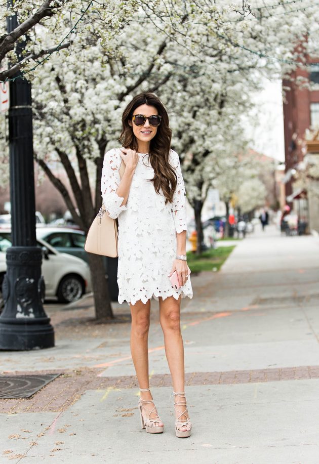 White Lace Dress   The Summer Dress Style Everyone Is Wearing Right Now