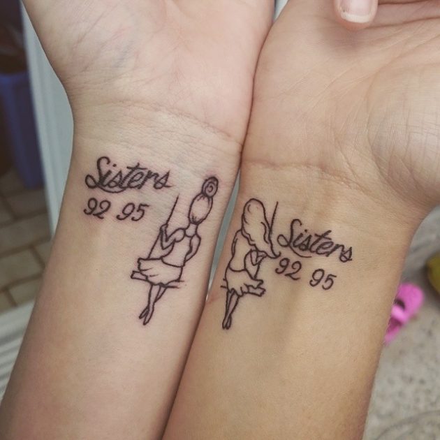 16 Sister Tattoos That Will Melt Your Heart