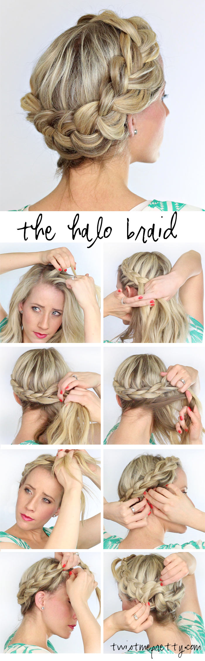 How To Do The Braided Crown   Tutorials + Looks