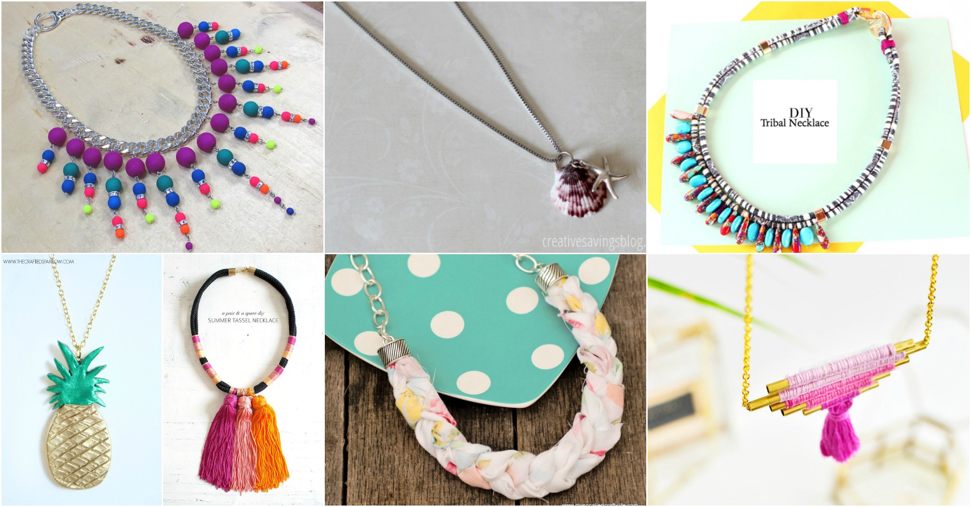 11 DIY Necklaces To Make Till The End Of The Summer - fashionsy.com