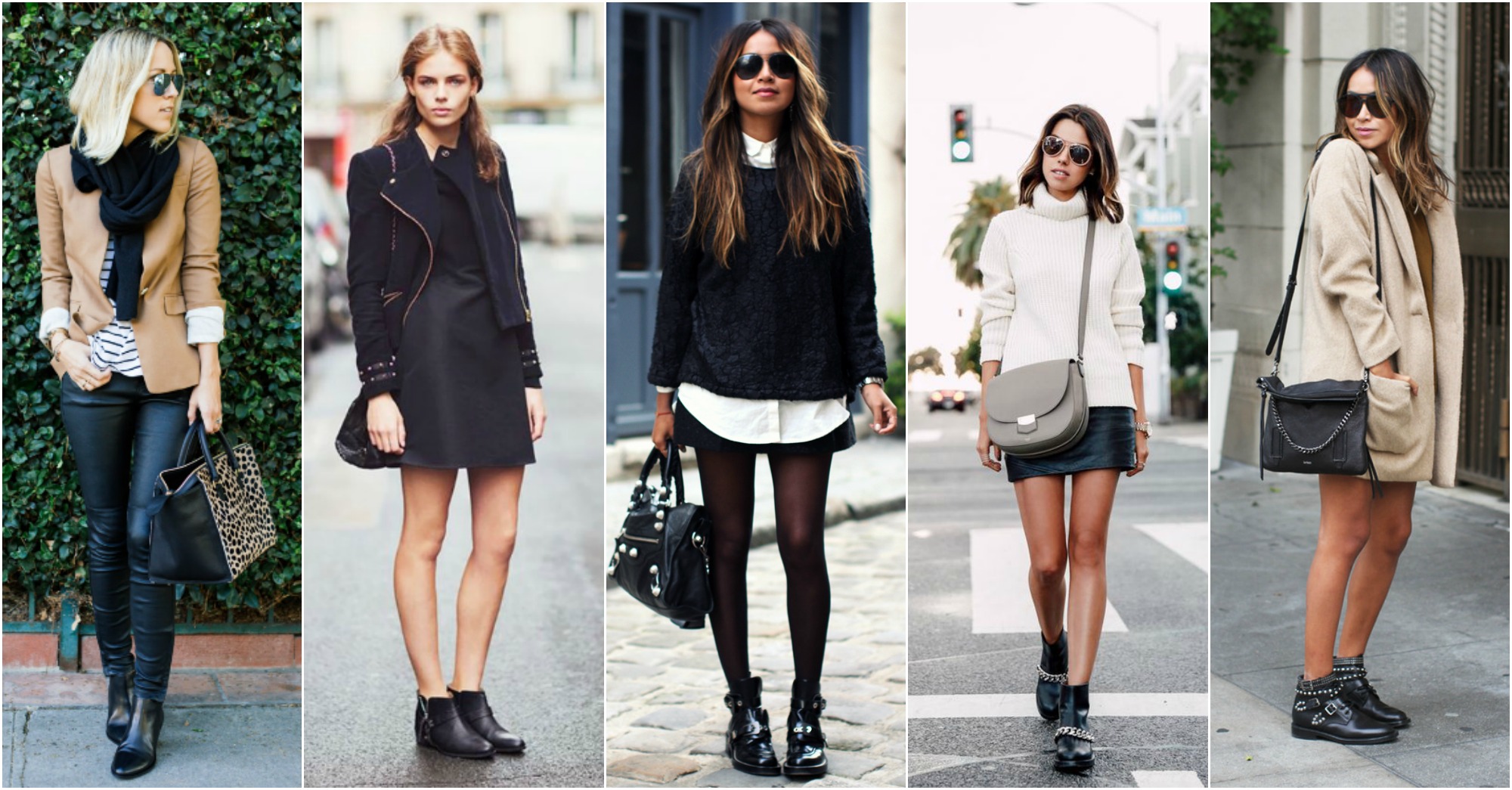 How To Wear Black Flat Ankle Boots This 