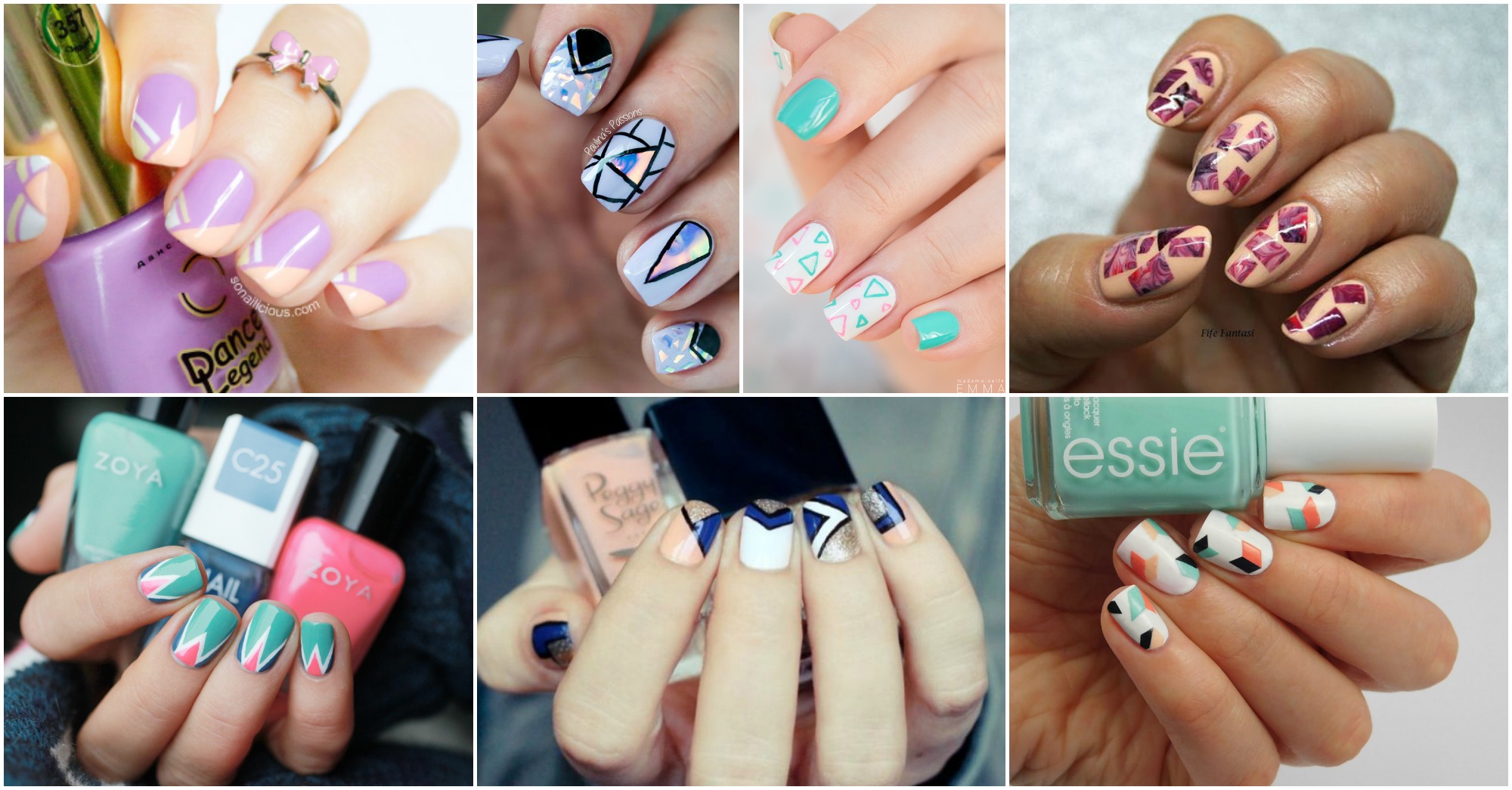 5. Geometric Nail Designs in Bold Colors - wide 4