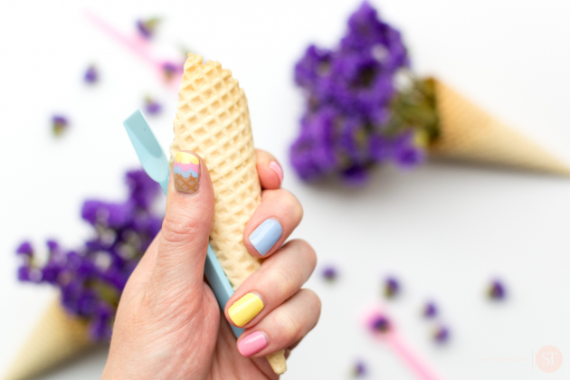 16 Fun Ice Cream Nail Designs To Copy This Summer
