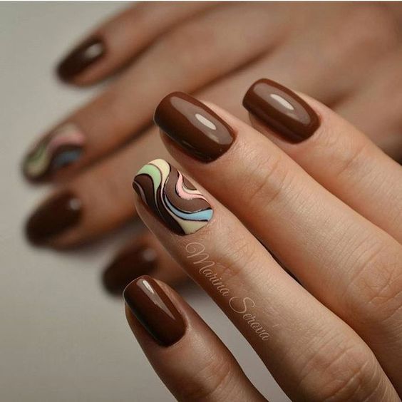 15 Of The Best Brown Nail Designs To Copy This Fall