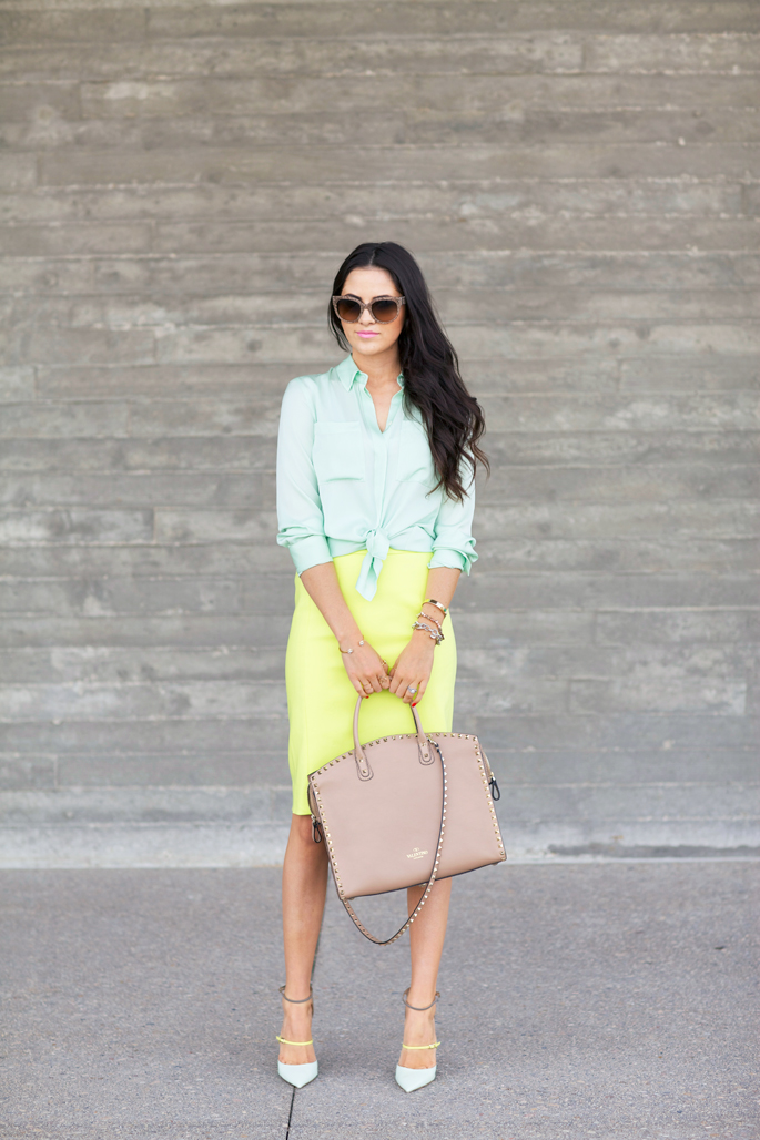 Stylish Mint Outfits To Copy Till The End Of The Summer - fashionsy.com