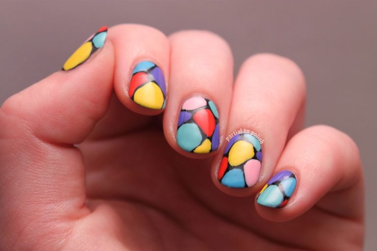 8. Mosaic Nail Tips for Short Nails - wide 5