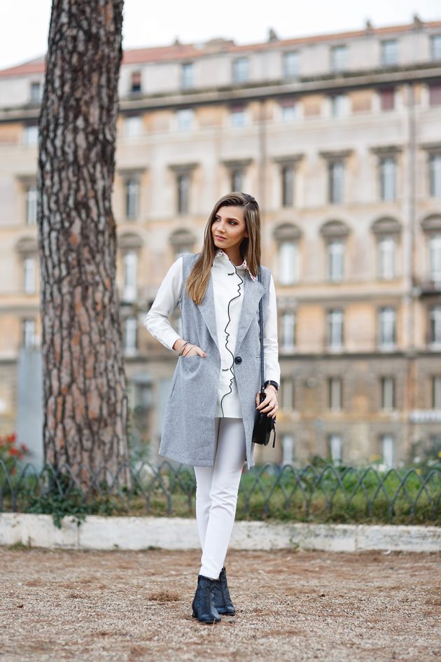 How To Wear White Pants In Fall