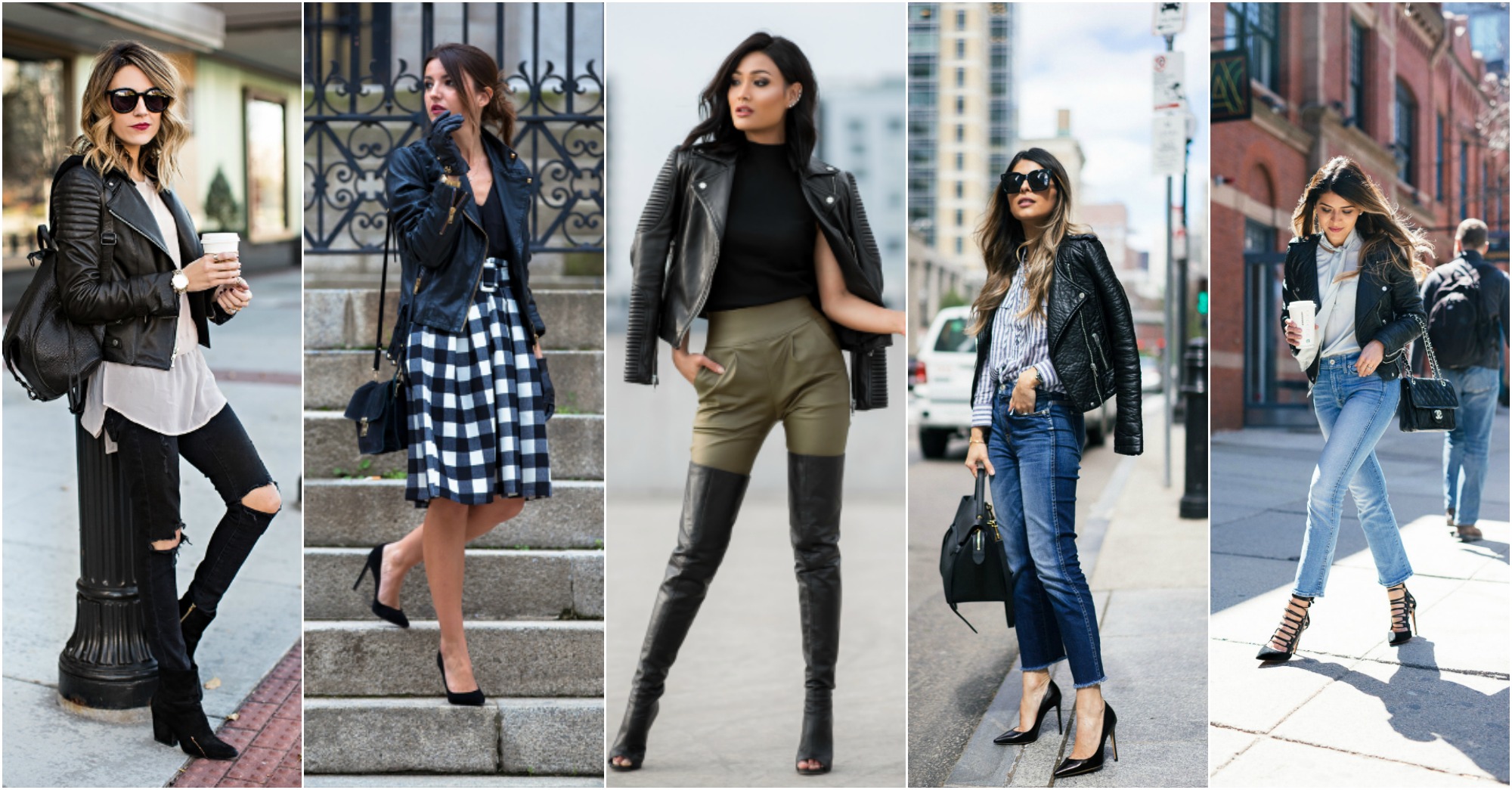Street Style Looks With Black Leather Jackets You Should Not Miss ...