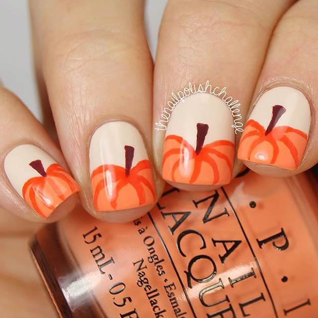 Fun Pumpkin Nail Designs You Will Love To Copy This Fall