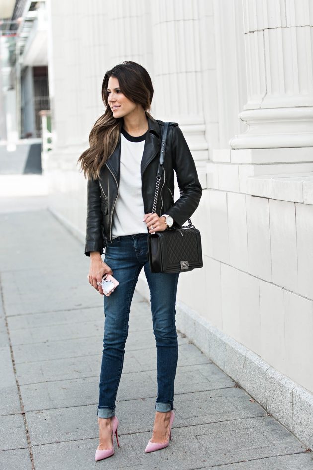 Street Style Looks With Black Leather Jackets You Should Not Miss