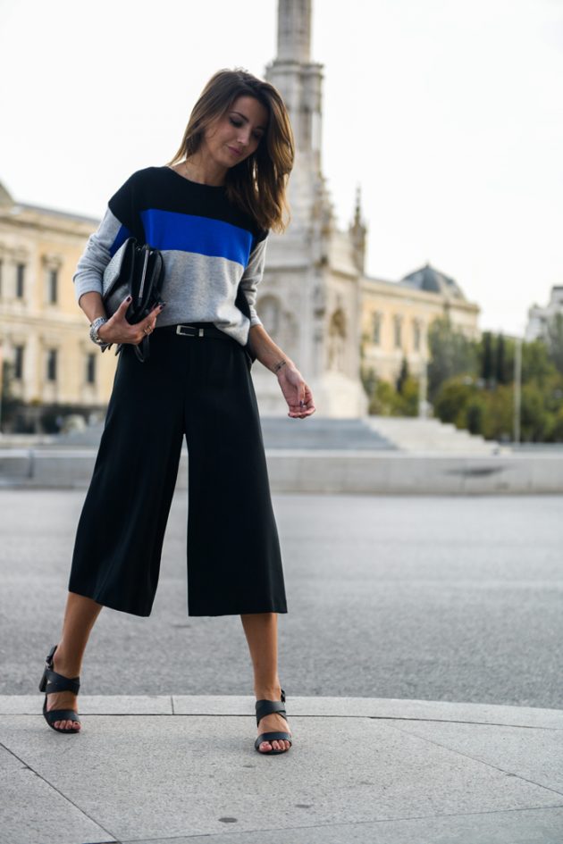 Must See Ways Of How To Wear Culottes This Fall