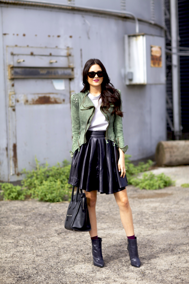 Black Leather Skirt   Must Have Skirt For This Fall