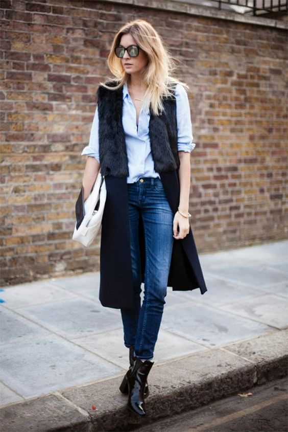 Long Vest Is A Fall Layering Fashion Essential