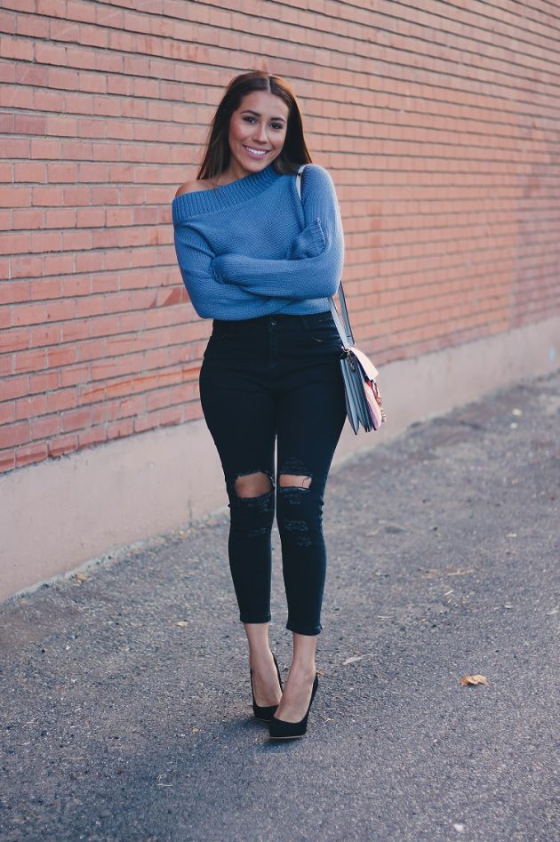 Fall Staple: Off The Shoulder Sweater