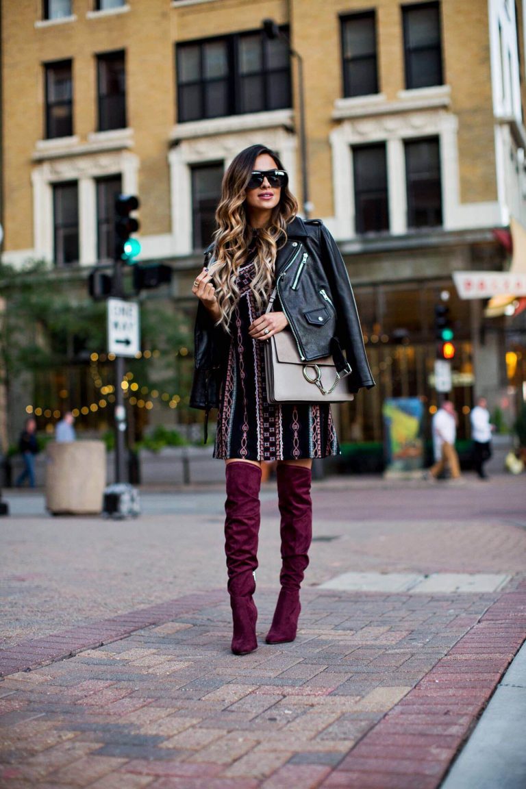 outfits with burgundy shoes