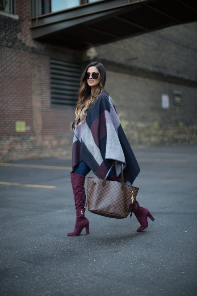 16 Chic And Comfy Fall Outfits With Poncho You Will Love To Copy