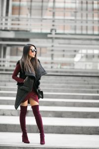 How To Wear Burgundy Boots Like A Fashion Diva - fashionsy.com