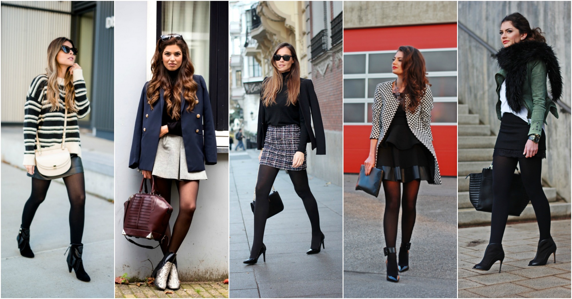 15 Fabulous Ways To Wear Black Tights You Should Not Miss - fashionsy.com