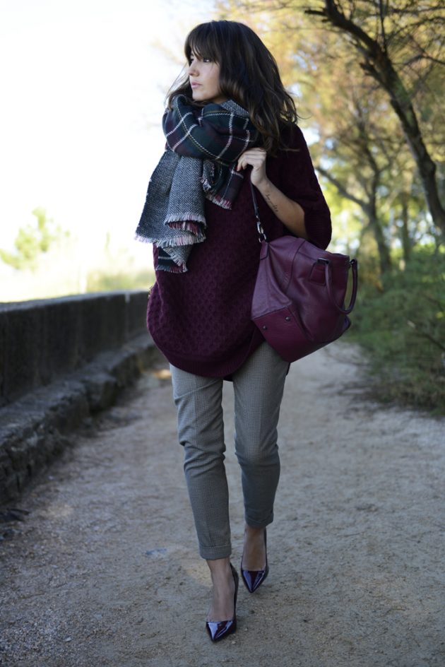 Burgundy And Grey   Perfect Color Combo For This Fall