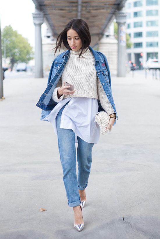 How To Wear A Cropped Sweater Like A Real Fashionista