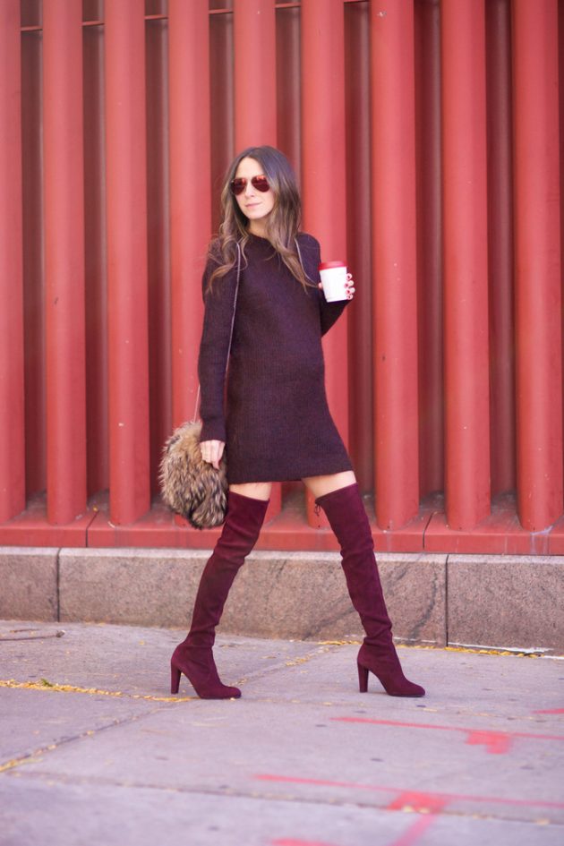 How To Wear Burgundy Boots Like A Fashion Diva