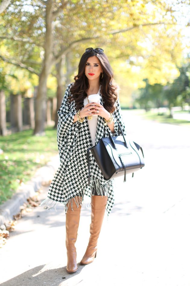16 Chic And Comfy Fall Outfits With Poncho You Will Love To Copy