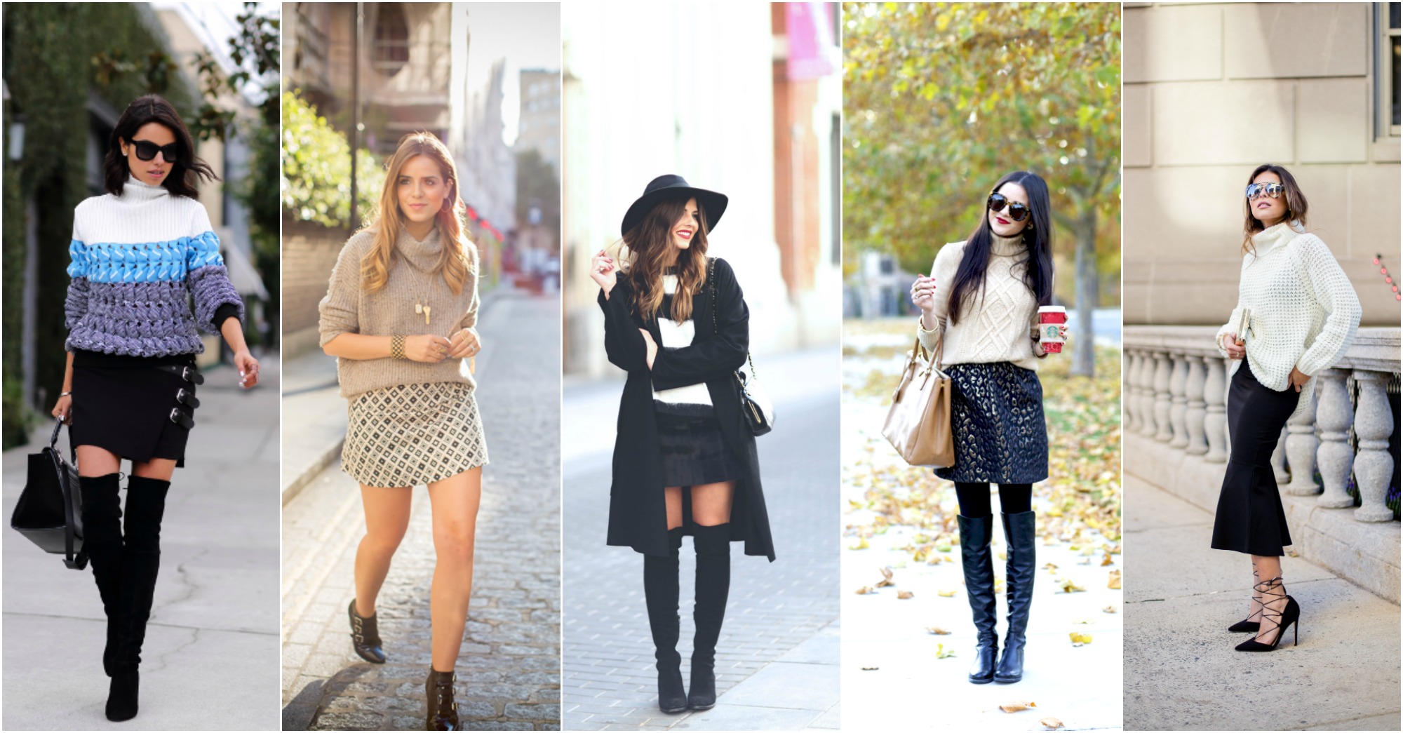 15 Of The Best Ways To Wear Sweater And Skirt Together - fashionsy.com