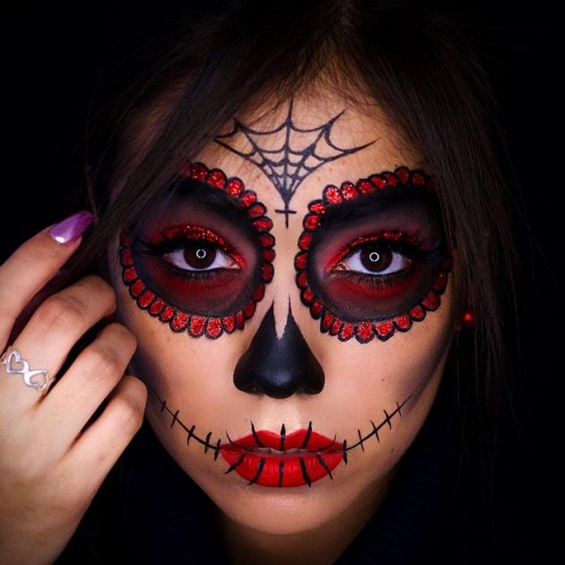 15 Sugar Skull Makeup Ideas for Día de los Muertos