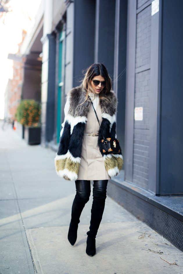 Bold Outfits With Fur Coats To Copy Now