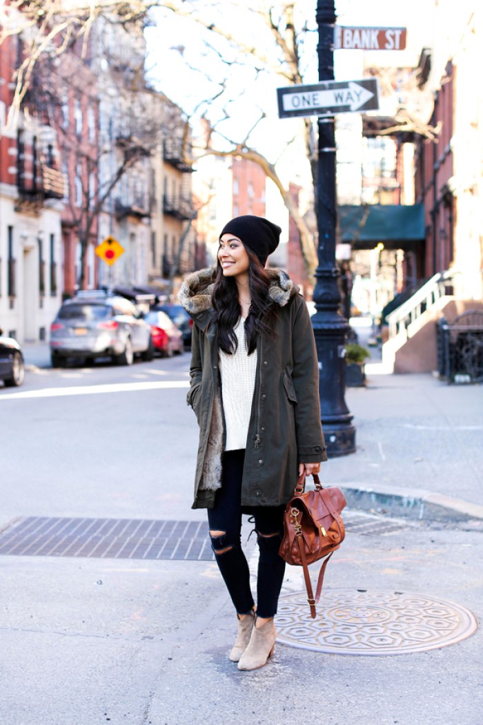 15 Fashionable Ways To Style A Parka Jacket - fashionsy.com