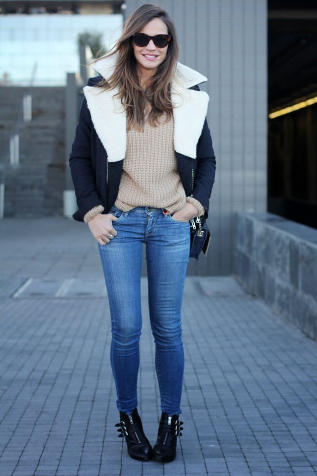 Fab Ways To Wear Shearling Jackets When Its Cold Outside