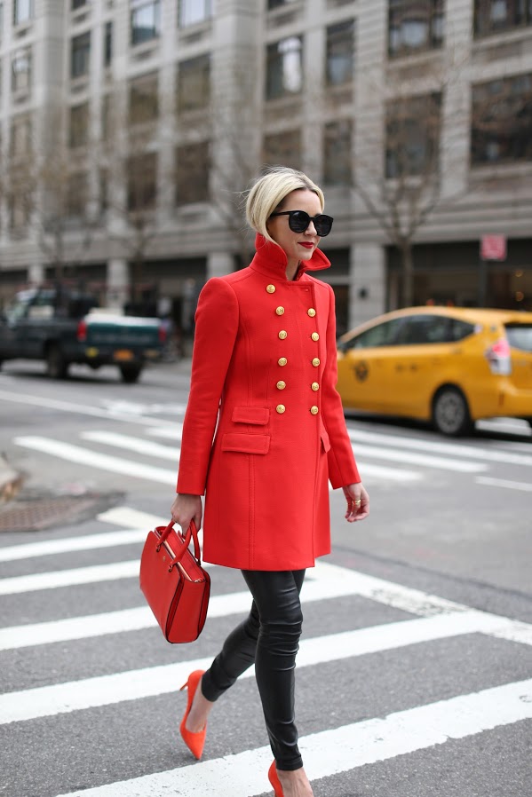 Stylish Ways To Wear Your Red Coat This Season
